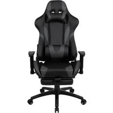 Flash Furniture Racingstolar Konstläder Grå Standard
