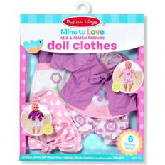 Melissa & Doug Doll Accessories Dolls & Doll Houses Melissa & Doug Mine to Love Mix & Match Fashion Doll Clothes