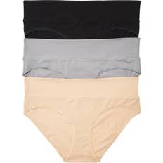 Plus Size Maternity Fold Over Panties 3pack Black Multi Pack (91589-006)