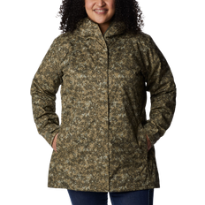 Camouflage - Women Rain Jackets & Rain Coats Columbia Women’s Splash A Little II Jacket Plus - Safari Dotty Disguise Print