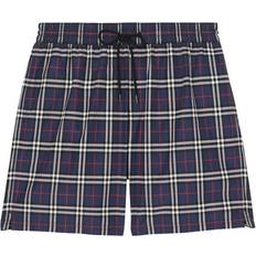 Burberry Uomo Costumi da bagno Burberry Check Drawcord Swim Shorts - Carbon Blue