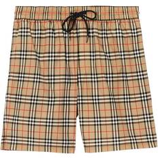 Burberry Guildes Check Swim Shorts - Archive Beige