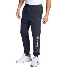 Champion Men's Everyday Cotton Graphic Joggers Script Logo 31" - Black