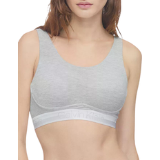 Calvin Klein Modern Structure Unlined Bralette - Grey Heather