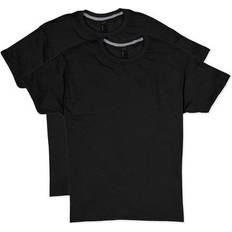 Hanes X-Temp Crewneck Short-Sleeve T-shirt 2-pack Unisex - Black