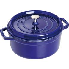 Other Pots Staub La Cocotte Dark Blue with lid 3.8 L 24 cm