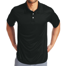 Black - Fitness & Gym Polo Shirts Hanes Men’s Cool DRI Performance Polo Shirt - Black