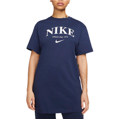 Nike Women's NSW SS Dress Gfx - Blauw