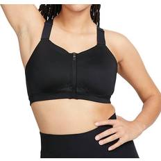 Nike e NIKE Dri-FIT Alpha High-Support Padded Zip-Front Sports Bra - Black/Black/Dark Smoke Grey/Dark Smoke Grey