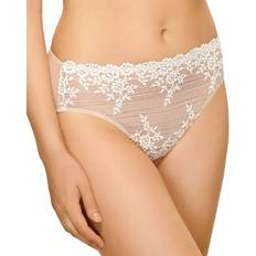 Florals - Women Panties Wacoal Embrace Lace Hi-Cut Brief - Sand/Ivory