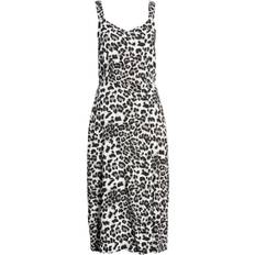 Vero Moda Sleeveless Floral Print Dress - White