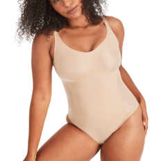 Maidenform Bodys Maidenform Thong Bodysuit - Beige