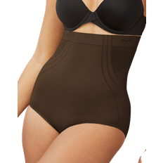 Brown Girdles Maidenform Seamless Shaping High Waist Brief - Bronze