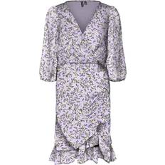 Vero Moda Ruched Minidress - Lavender