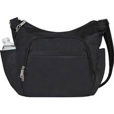 Aftagelig skulderrem - Ensfarvet - Opbevaring til laptop Skuldertasker Travelon Anti-Theft Classic Crossbody Bucket Bag - Black