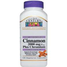 Cinnamon Vitamins & Minerals 21st Century Cinnamon 2000mg Plus Chromium 120 pcs