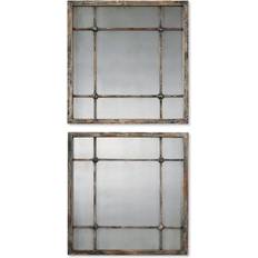 Square Wall Mirrors Uttermost Saragano Wall Mirror 19x19" 2