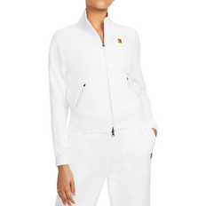 Dame - Tennis Ytterklær Nike Court Full-Zip Tennis Jacket Women - White/White