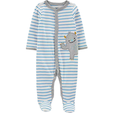 Carter's Monster Snap-Up Cotton Sleep & Play - Blue