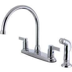 Waterfall Spout Kitchen Taps Kingston Brass NuvoFusion FB2791NDLSP Polished Chrome