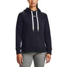 Under Armour Women's Rival Fleece HB Hoodie - Black/White