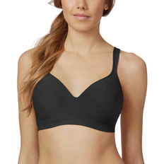 Bali Comfort Revolution Shaping Wireless Smoothing Bra - Black