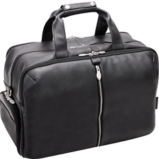 Black - Leather Duffel Bags & Sport Bags McKlein U Series Avondale 22" Carry-On Duffel Bag - Black