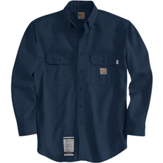 Carhartt Clothing on sale Carhartt Flame-Resistant Classic Twill Shirt - Dark Navy