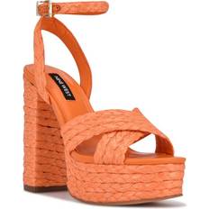 Nine West Hadyn - Vivid Orange Raffia