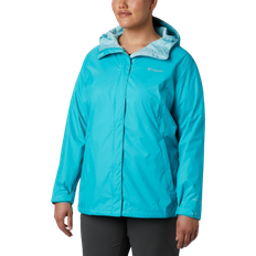 3XL - Women Rain Jackets & Rain Coats Columbia Women’s Arcadia II Jacket Plus - Geyser