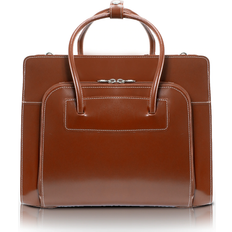 McKlein Lake Forest | 15” Leather Laptop Briefcase - Brown