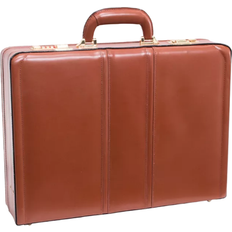 McKlein Coughlin Expandable Attaché Briefcase - Brown