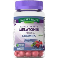 Nature's Truth Melatonin Gummies Natural Berry 10 mg 70 Vegan Gummies