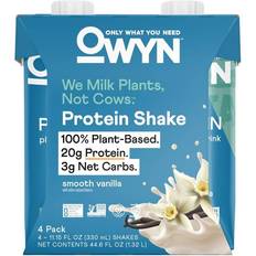 Vanilla protein shake Owyn Plant-Based Protein Shake Smooth Vanilla (4 Drinks)