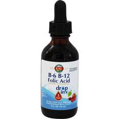 Kal B-6 B-12 Folic Acid Dropins Natural Mixed Berry 2 fl oz