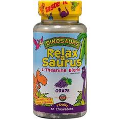 Vitamins & Supplements Kal Children's Relax-a-Saurus L-Theanine Blend Grape (30 Chewables)