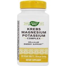 Magnesium 350mg Enzymatic Therapy Nature's Way Krebs Magnesium-Potassium Complex 350 mg 120 Vegan Tablets