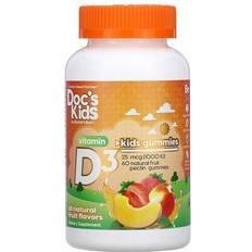 Doctor's Best Vitamins & Supplements Doctor's Best Vitamin D3 Kids Gummy Natural Fruit 25 mcg 60 Gummies