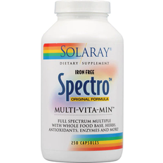 Solaray Spectro Multi-Vita-Min Iron Free 250 Capsules