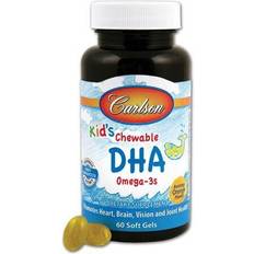 Sinaasappel Vetzuren Carlson Kinderen's Kauwtablet DHA 100 mg Sinaasappel 60 Softgels