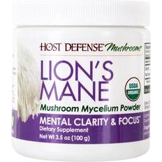 Lion's mane Host Defense Lion's Mane Mental Clarity & Focus Mushroom Mycelium Powder 3.5 oz