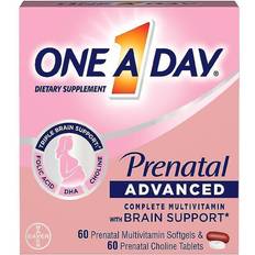 One A Day One-A-Day Women's Prenatal Advanced Multivitamin with Choline 60 Softgels 60 Tablets 120 Count 60 Stk.