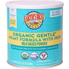 Omega3 & 6 Earth's Best Organic Gentle Baby Formula Infant Formula with Iron Non-GMO Omega-3 DHA and Omega-6 ARA 21 oz