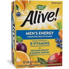 Vitamins & Supplements Alive Nature's Way Alive! Men's Energy Multivitamin 50 Tablets