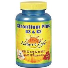 Nature's Life Strontium Plus D3 & K2 60 Tablets