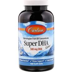Carlson Fettsyror Carlson Super DHA Gems 500 mg 180 Softgels