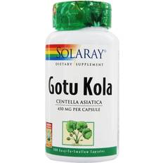 Vitamins & Supplements Solaray Gotu Kola 450 mg 100 VegCaps 100 pcs