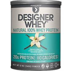 Designer Protein Premium Natural Whey Protein Powder French Vanilla 12 oz