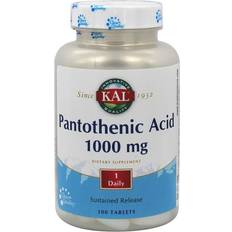 Kal Pantothenic Acid 1000 mg 100 Tablets