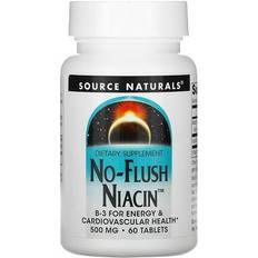 Source Naturals No-Flush Niacin 500 mg 60 Tablets